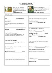 English Worksheet: Tandem Sheet: SOME and ANY