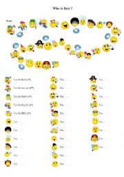 English Worksheet: Ordinal Numbers