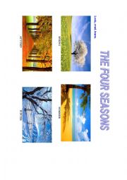 English Worksheet: THE FOUR SEASONS