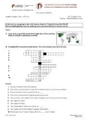 English Worksheet: english_language_test