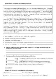 English Worksheet: Worksheet on superlative and comparatives. Mixed questions 