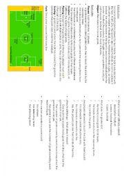 English Worksheet: soccer full