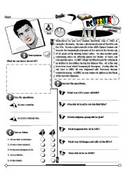 English Worksheet: RC Series_Famous People Edition_29 Ali (Fully Editable + Key)