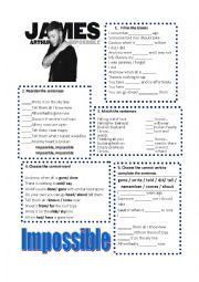 English Worksheet: impossible
