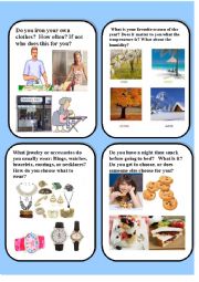 English Worksheet: GEPT ORAL SPEAKING  -- PICTURE CARDS-E & F
