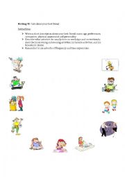 English Worksheet: Describing daily routines