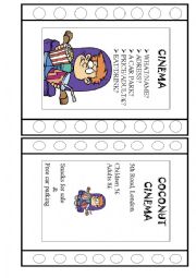 English Worksheet: KET for Schools speaking cards