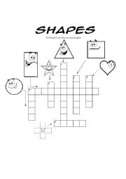 Shapes crosswords