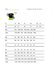 English Worksheet: Confusing Words worksheet