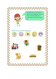 English Worksheet: The 5 senses