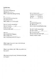 English Worksheet: 