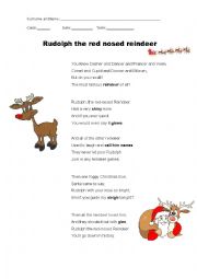 English Worksheet: Rudolph the red-nosed reindeer