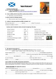 English Worksheet: Braveheart (Mel Gibson)