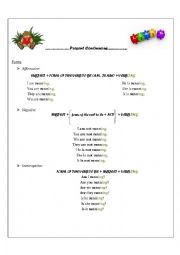 English Worksheet: present continuous