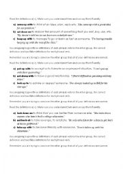 English Worksheet: bluff