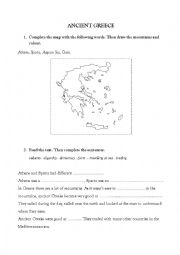 English Worksheet: Ancient Greece - The Greeks