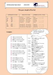 English Worksheet: summary of the verb
