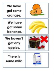 English Worksheet: Food&Drinks-  memory