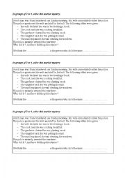 English Worksheet: solve up a mystery