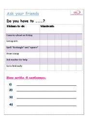 English Worksheet: Writing