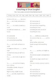 English Worksheet: As...As - Everything at once