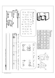 English Worksheet: Alphabet Worksheets - E