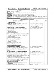 English Worksheet: do you like school ? 8th form lesson 4 module 2