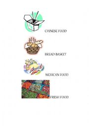 English Worksheet: Food Types