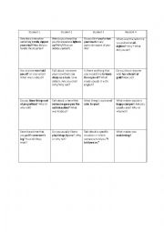 English Worksheet: Conversation with Slang