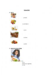 English Worksheet: TEST- HEALTHY LIFE