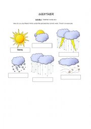 Weather vocabulary