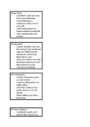 English Worksheet: Oliver Twist character activity