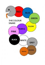 English Worksheet: Learn the colours