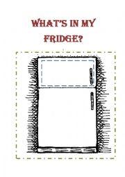 English Worksheet: Whats in my fridge?