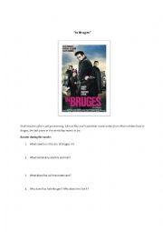 English Worksheet: In Bruges ESL Worksheet