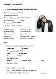 English Worksheet: SONG