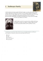 English Worksheet: Ellis Island - The People