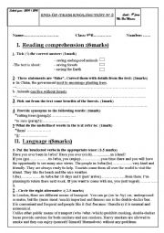 English Worksheet: very useful test for elementary level