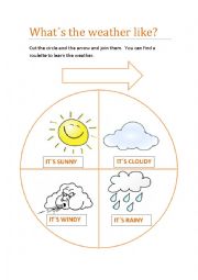 English Worksheet: Whats the weather like