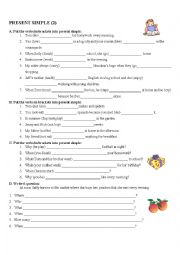 English Worksheet: Present Simple