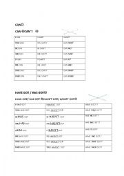 English Worksheet: EASY GRAMMAR