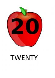 English Worksheet: numbers 1-20