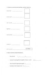 English Worksheet: dictation