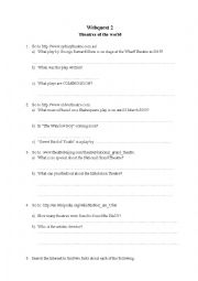 English Worksheet: webtask