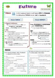 English Worksheet: FUTURE TENSE 