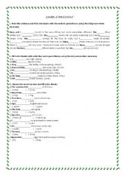 English Worksheet: SIMPLE PRESENT- FORM AFFIRMATIVE