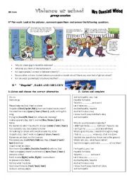 English Worksheet: Violence at school 