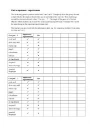 English Worksheet: Can / cant game: Find a superman