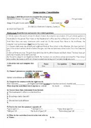 English Worksheet: 7th form consolidation activities 