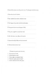 English Worksheet: Passive Voice